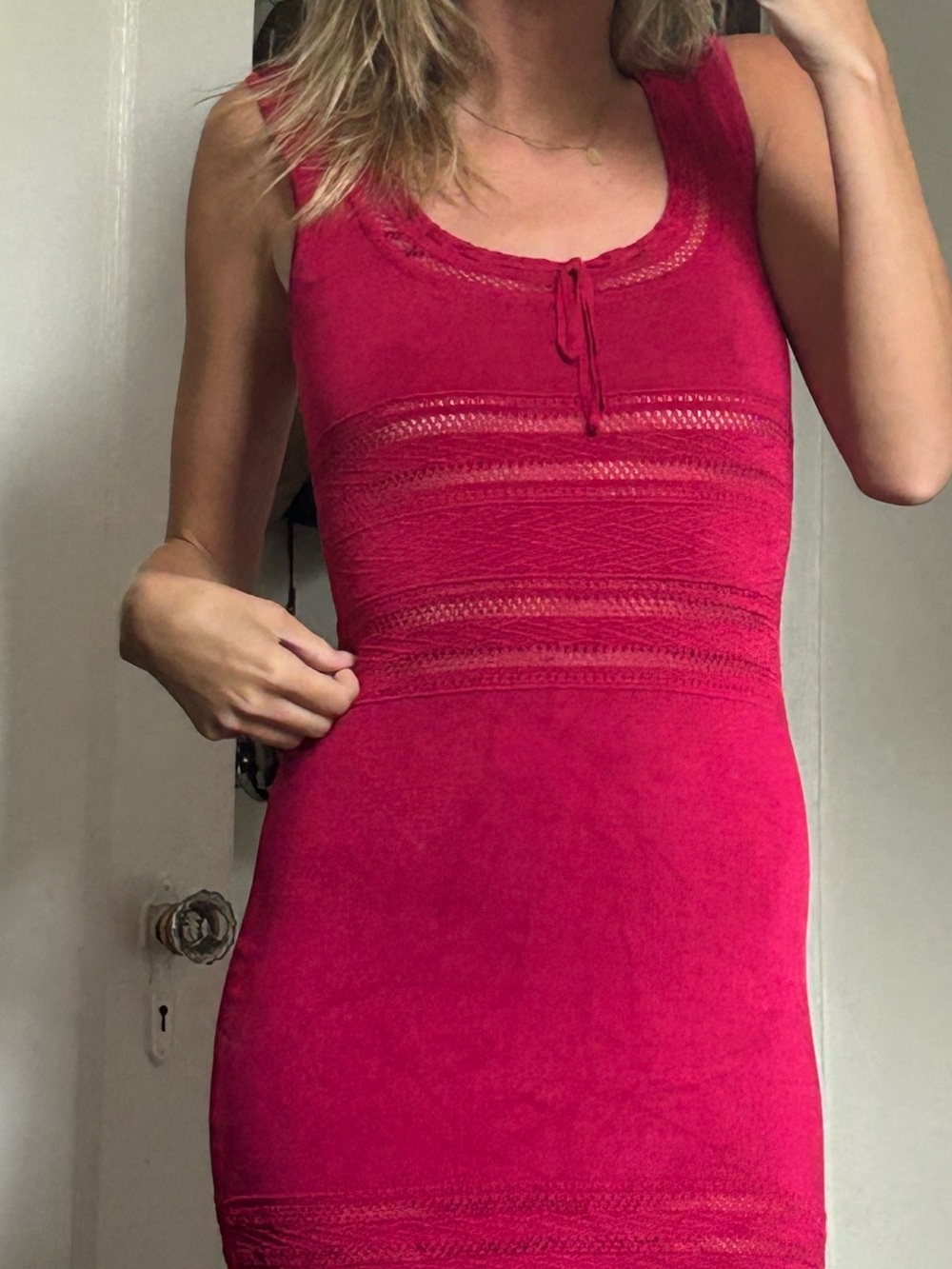 Vintage Y2K Bebe mini dress - Hot pink